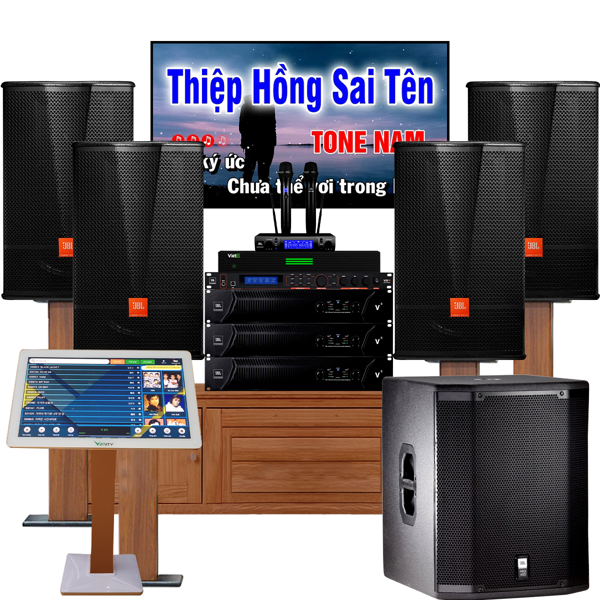 Dàn karaoke đồng bộ full JBL 11